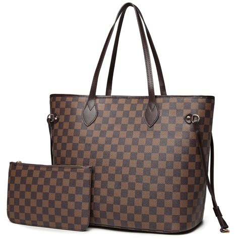 checkered designer bag